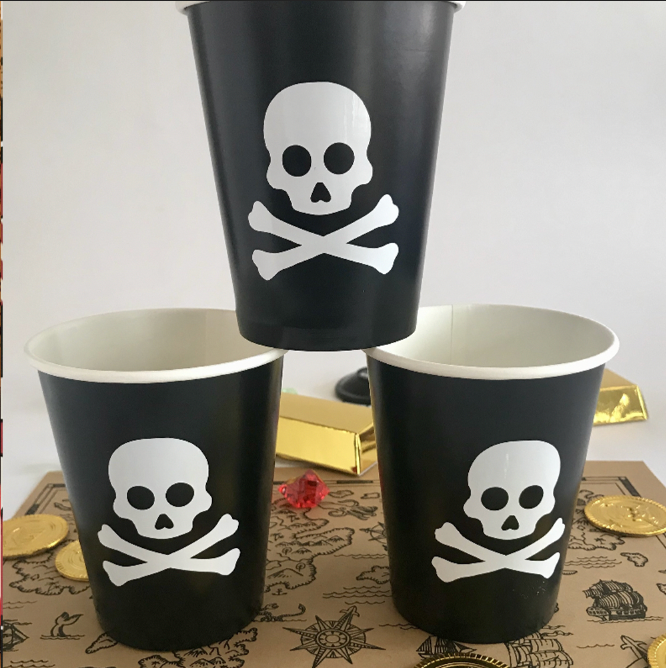 Pirate party cups