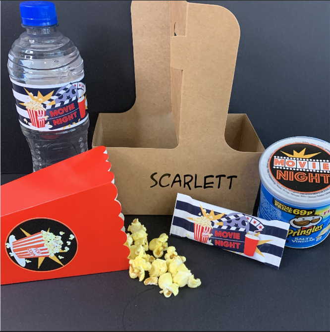 Movie night party box