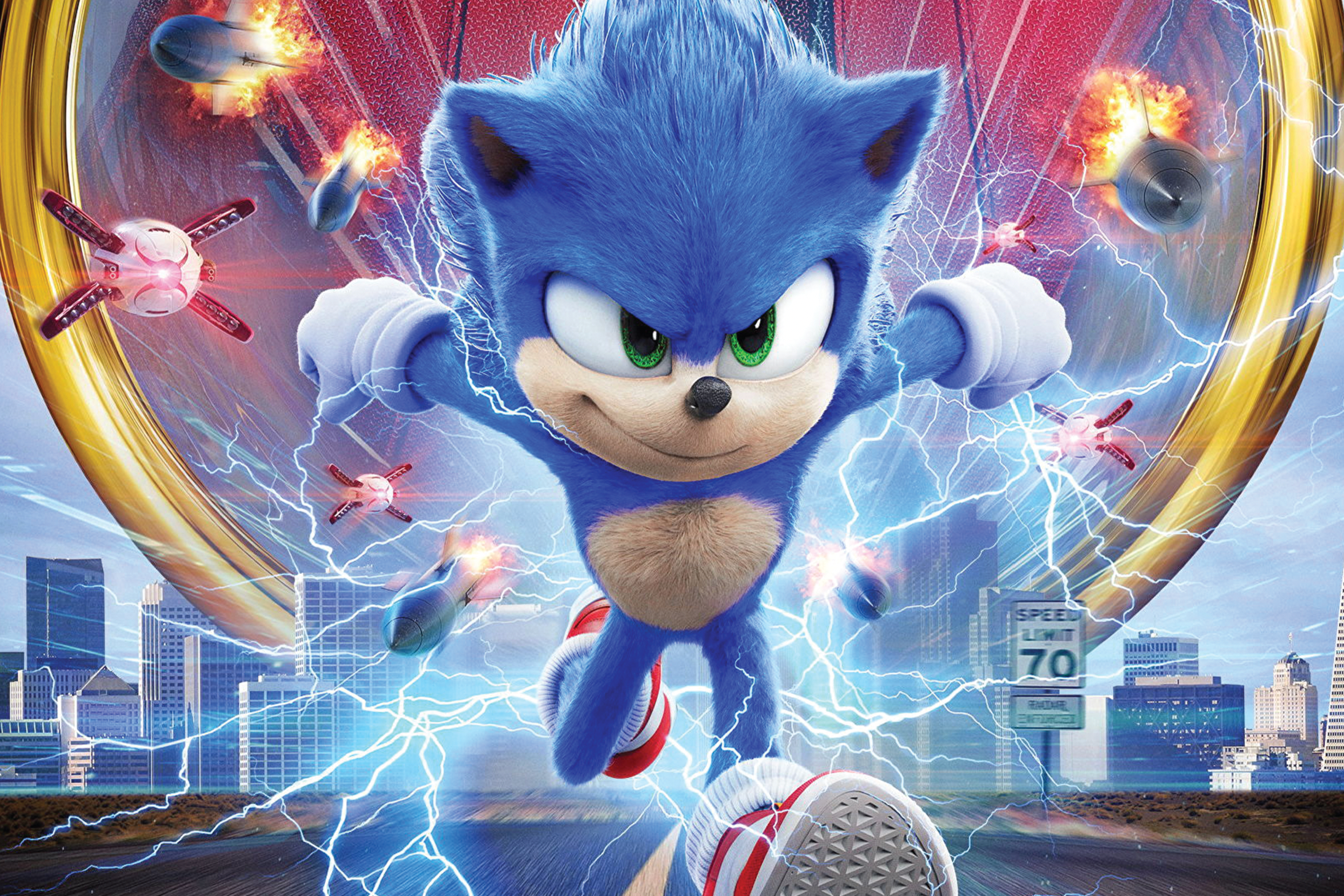 Sonic the hedgehog backdrop