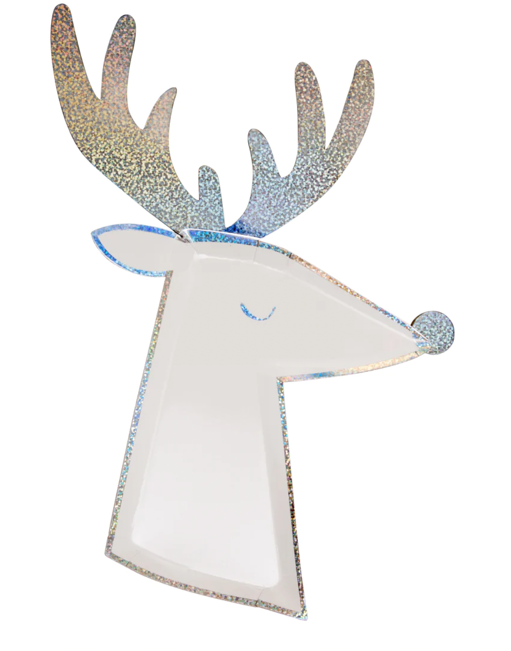 White Reindeer plates