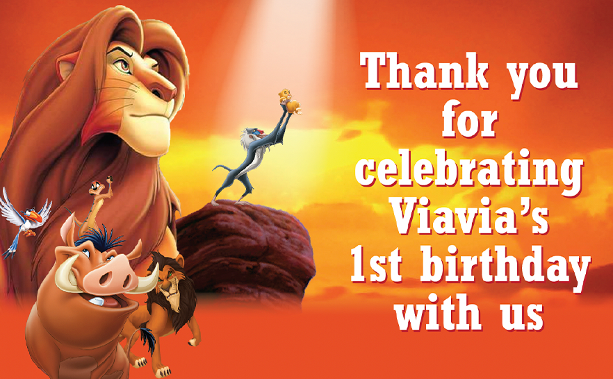 Lion king party ideas