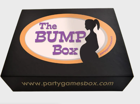 Baby shower party games box
