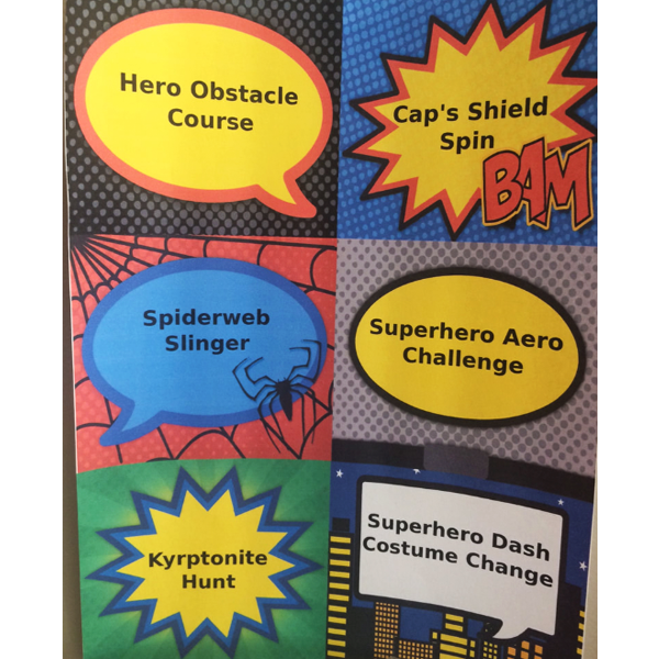 Superhero party games ideas