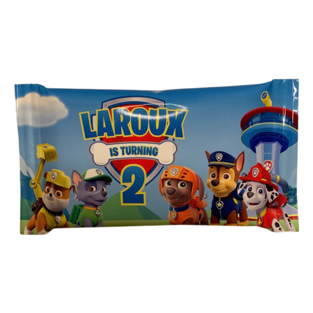 Paw Patrol personalised kit kats