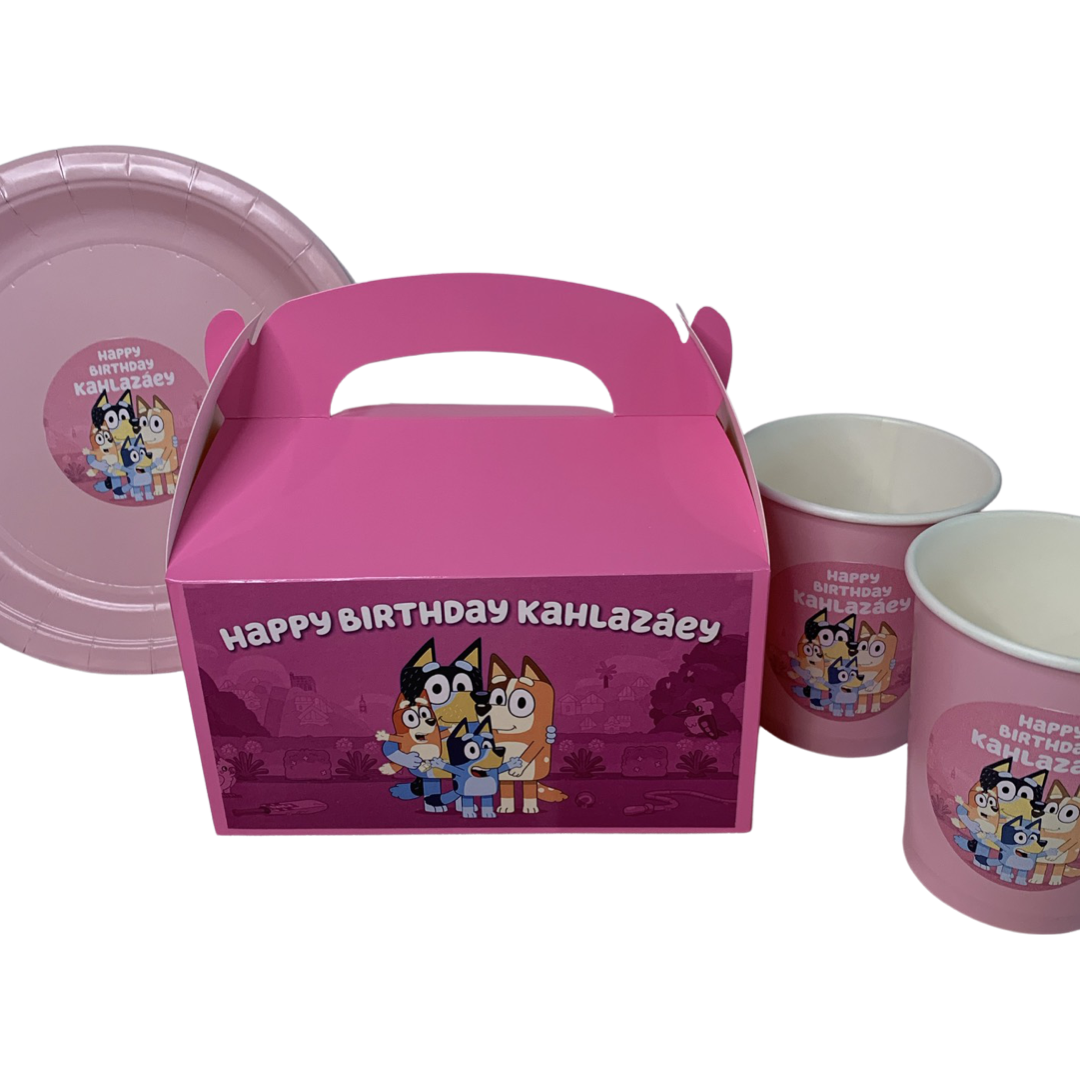 Bluey party gift box