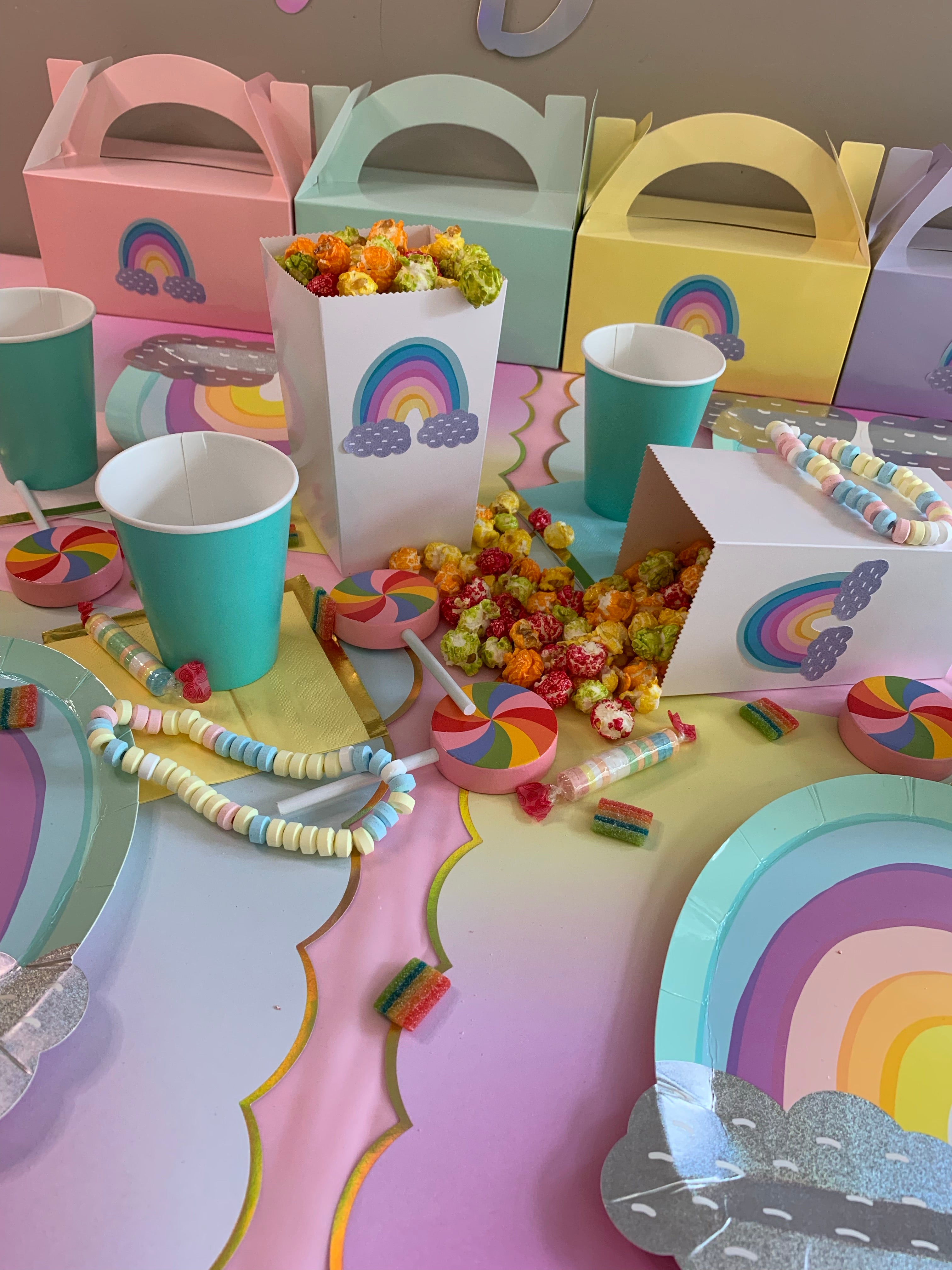 Rainbow party box