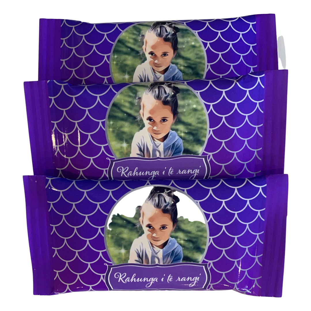 Mermaid themed personalised kit kats