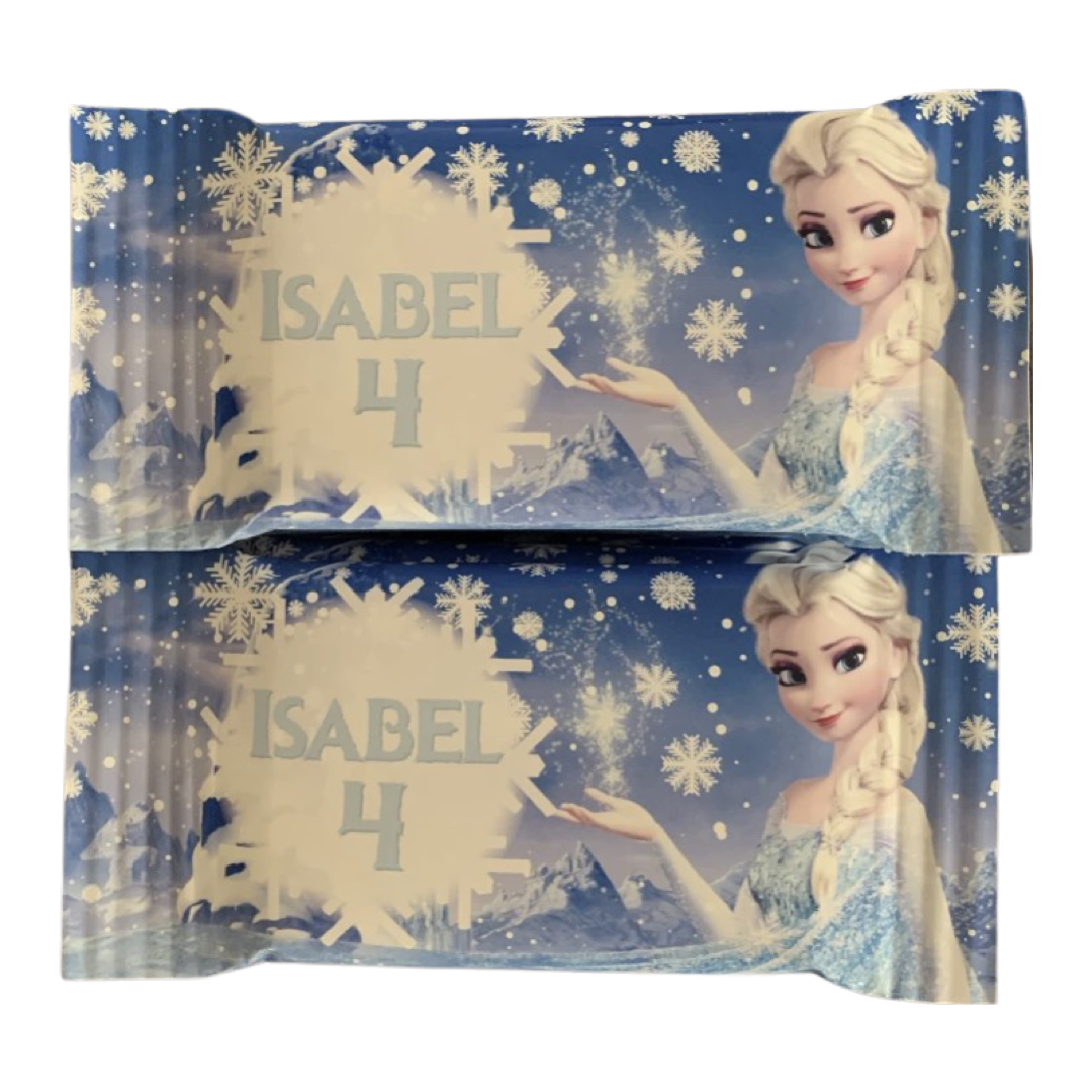 Frozen personalised kit kats