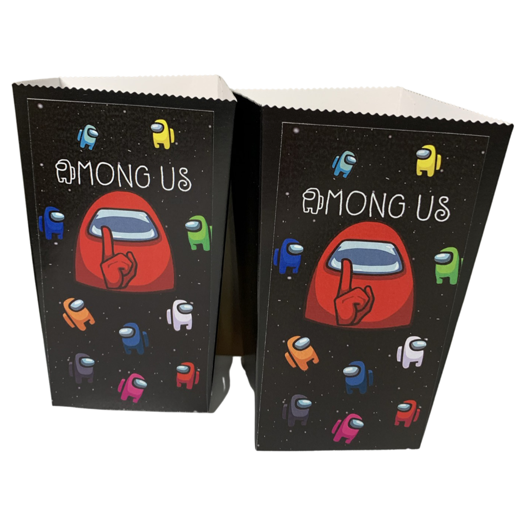 Among us popcorn boxes