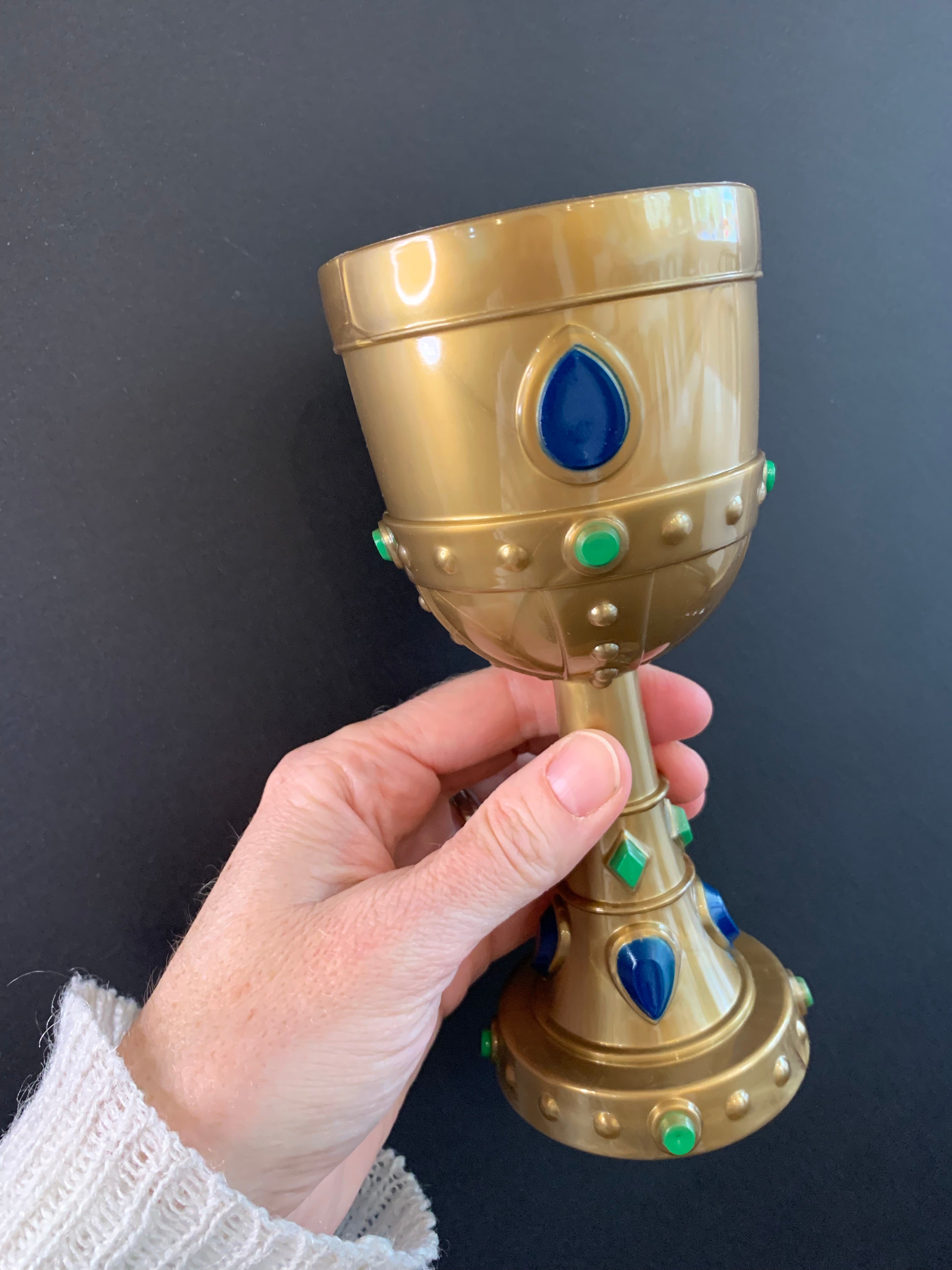 Plastic medieval goblets