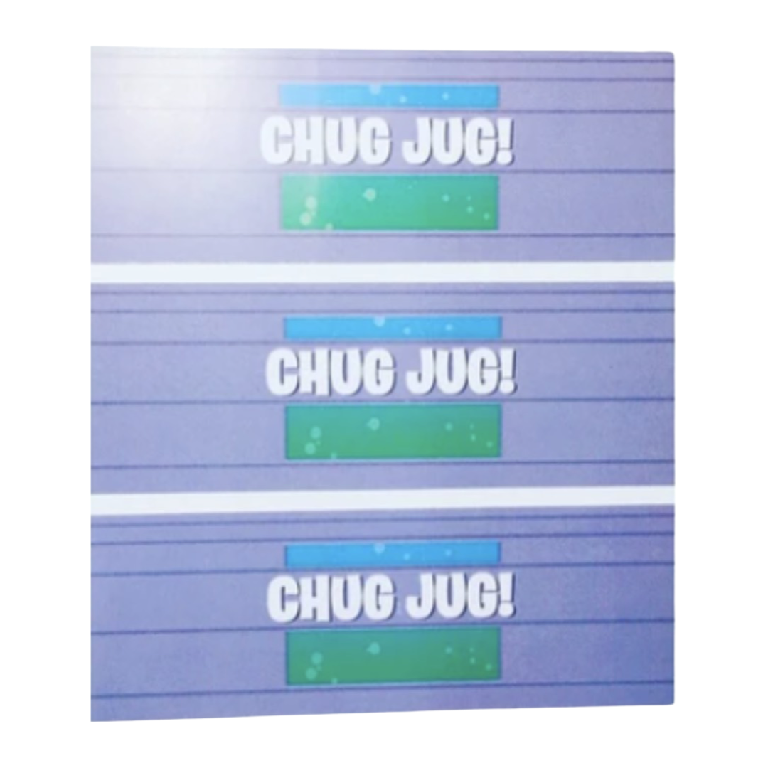 Chug jug fortnite water labels