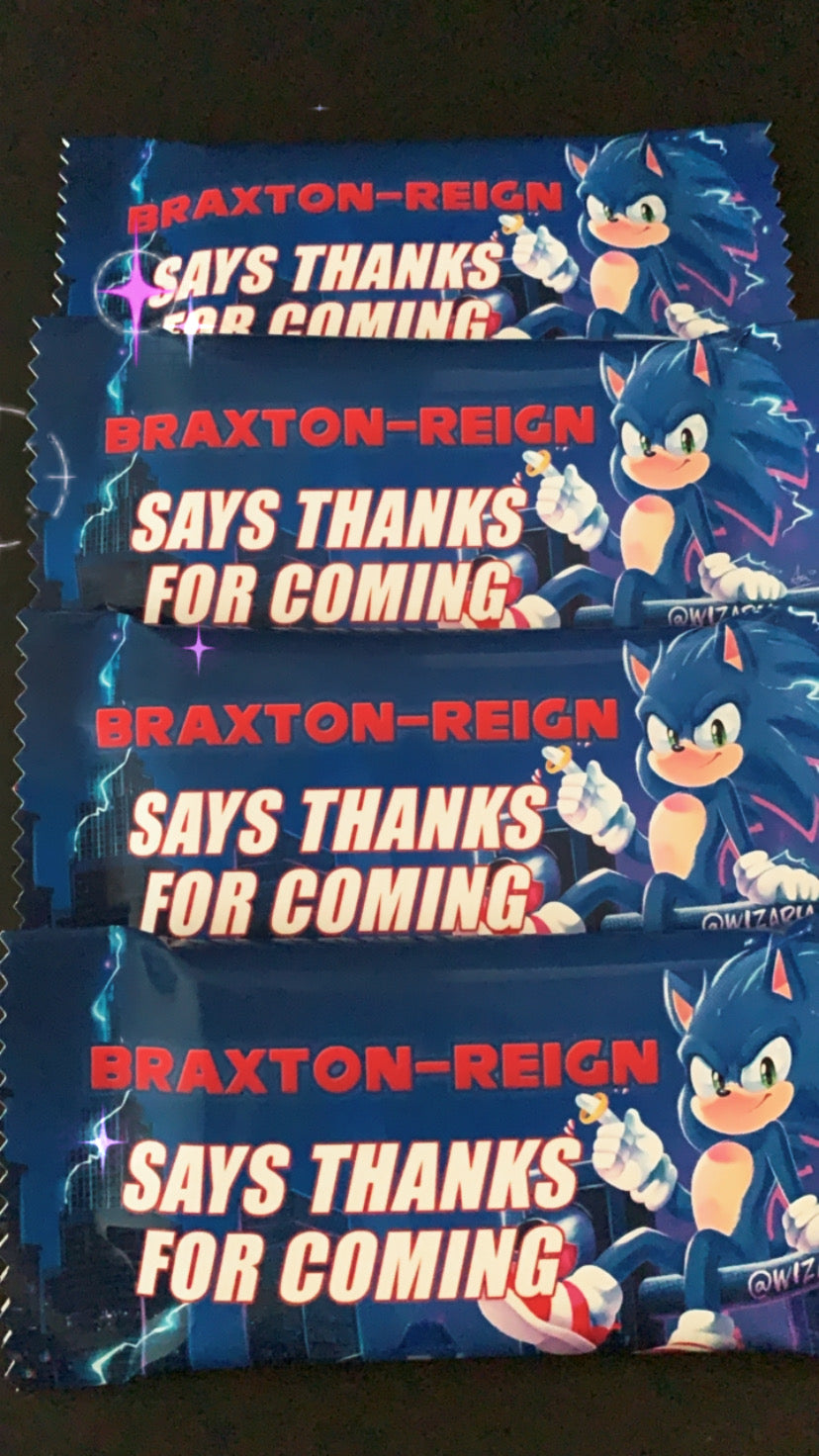 Sonic the hedgehog kit kats