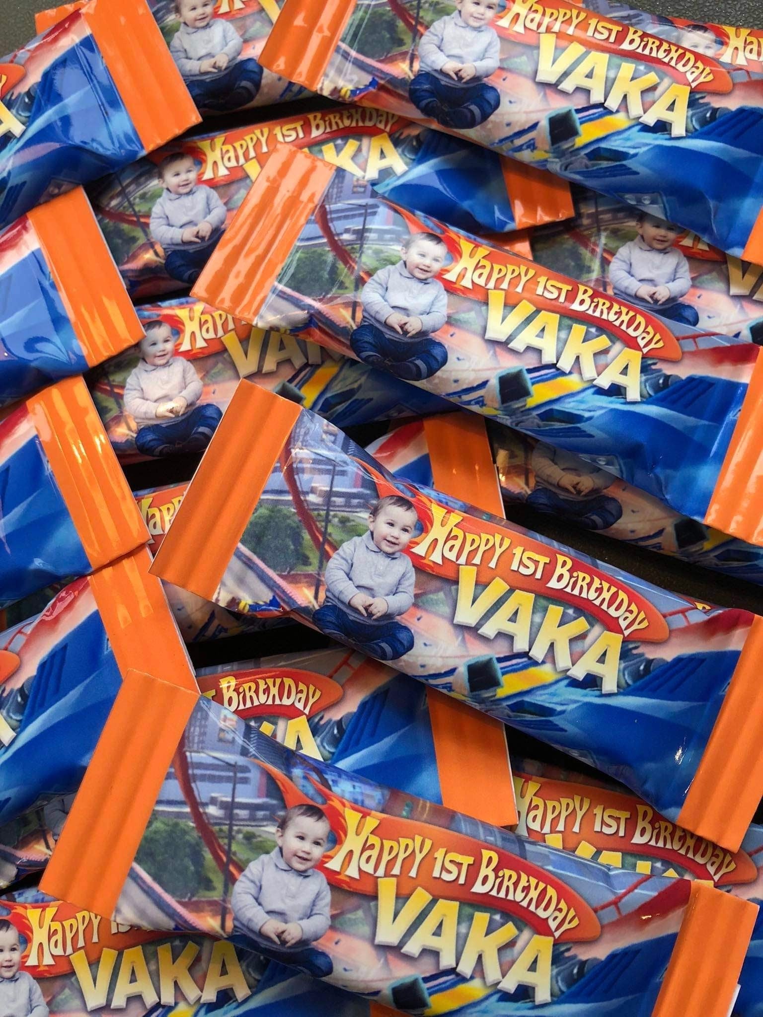 Hot wheels themed mini kit kats