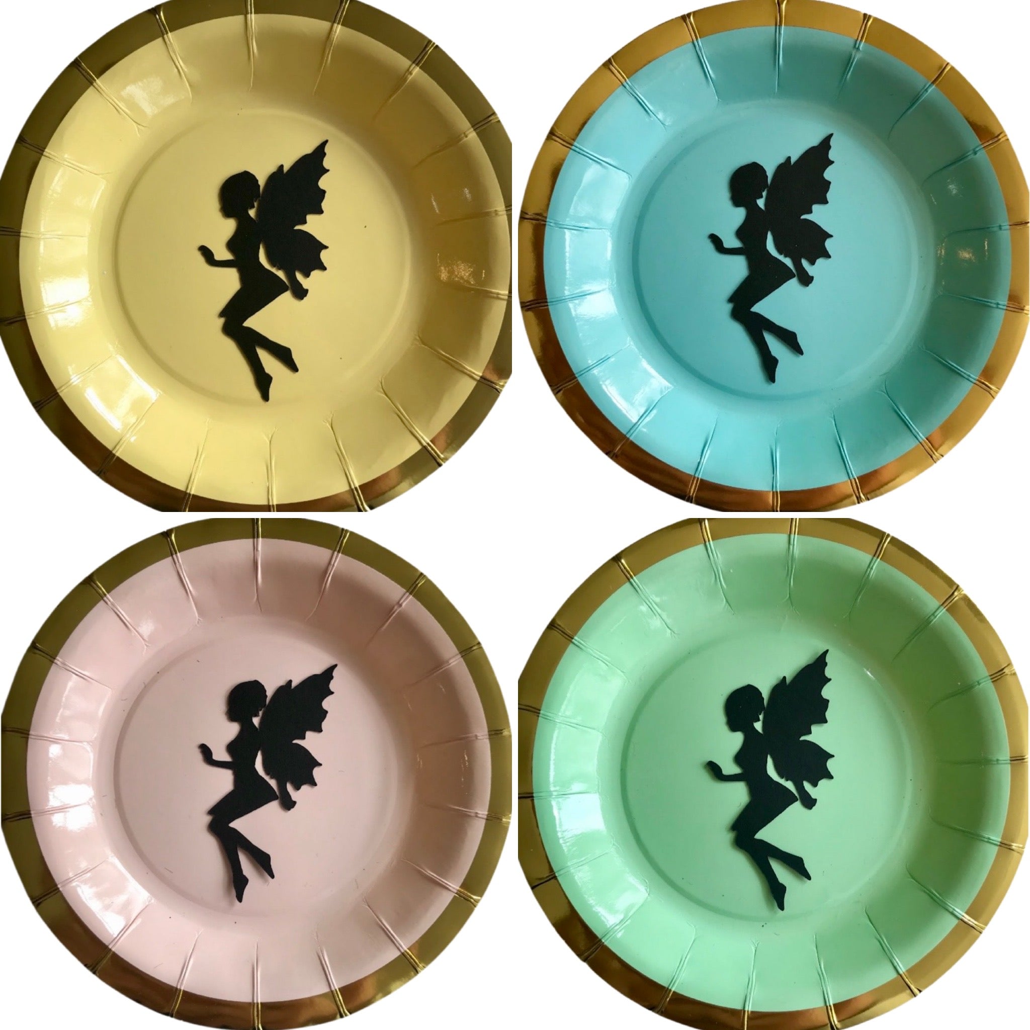 Fairy party plates