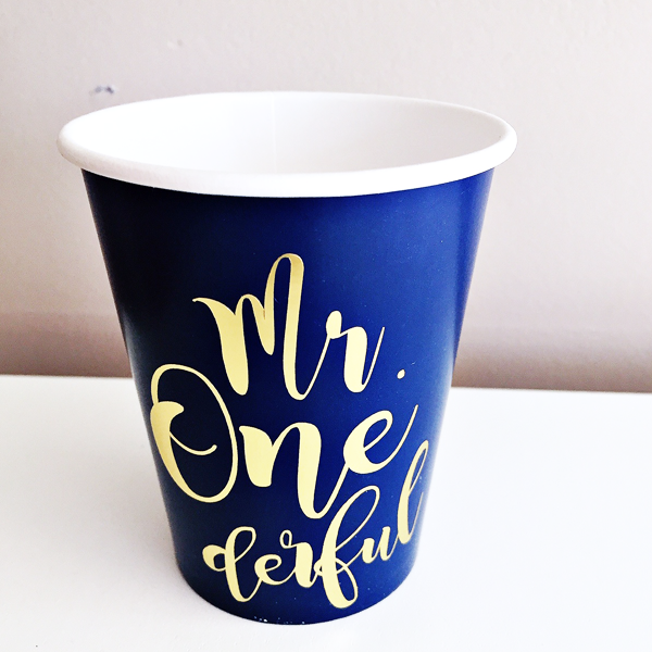 Mr Onederful cups